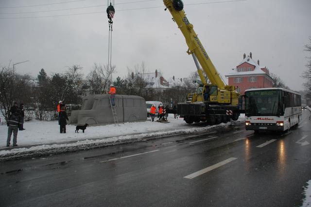 Aufstellen des zweiten Busses